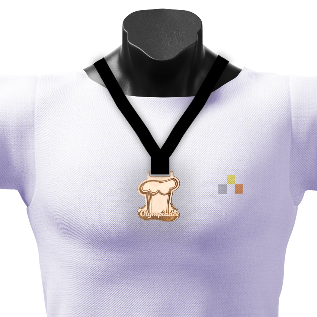 Médaille en bois personnalisé olympiades – LES FINISHERS