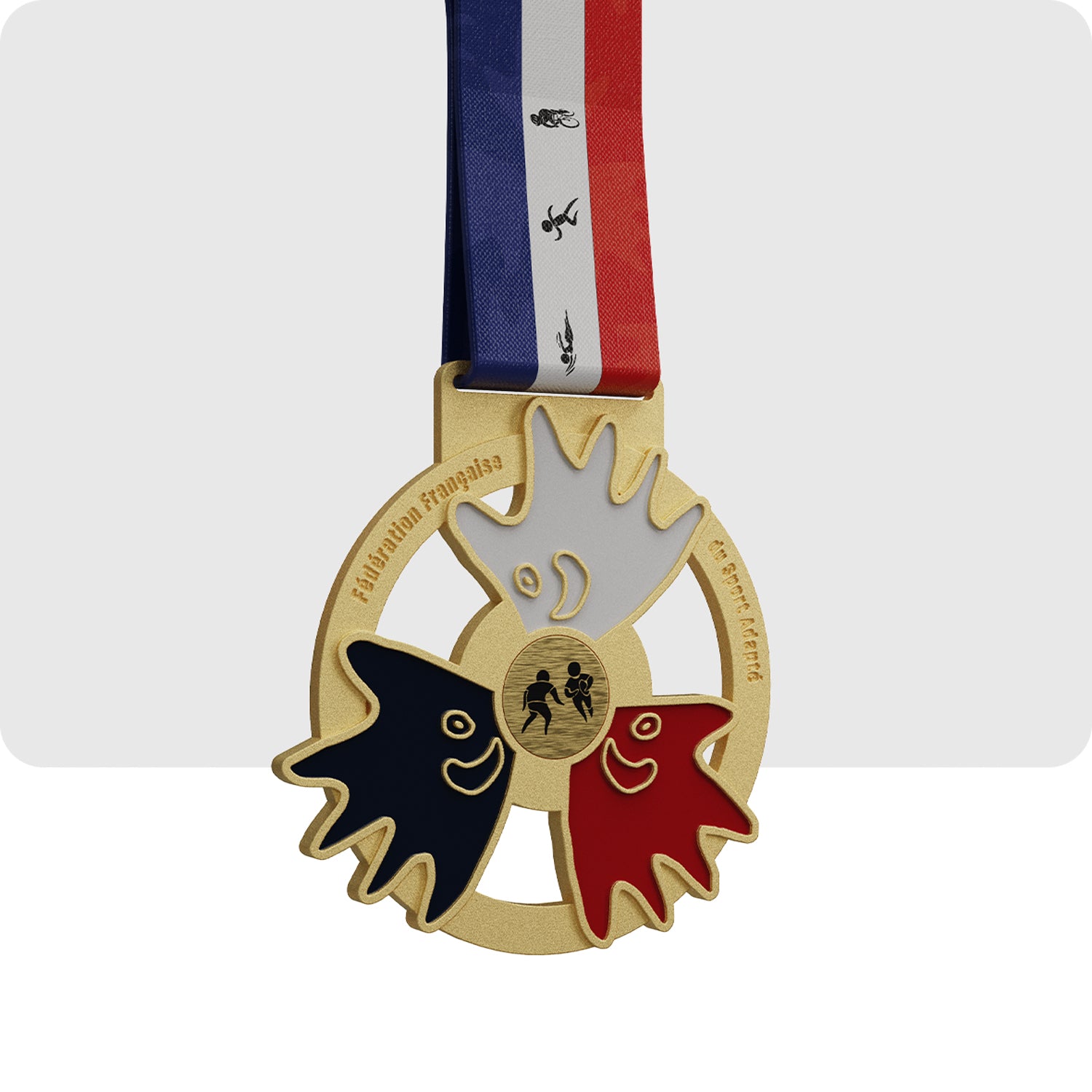 Médaille en métal - Fédération Française de Sport Adapté – LES